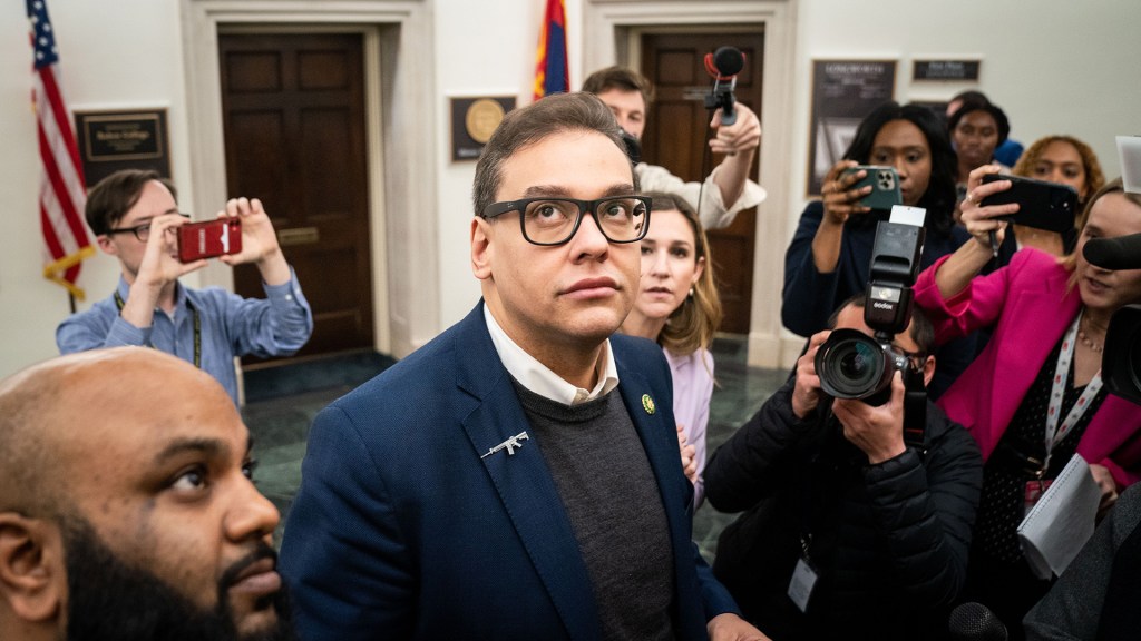 Ex-Rep. George Santos seeks sentencing delay to record podcast episodes